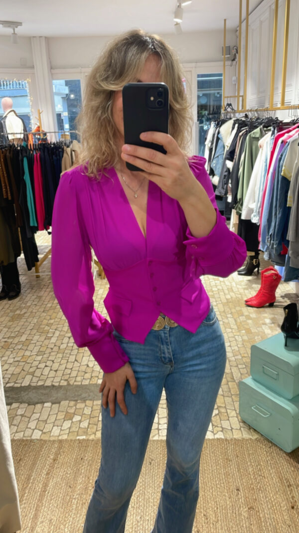 Blusa perfecta orquídea