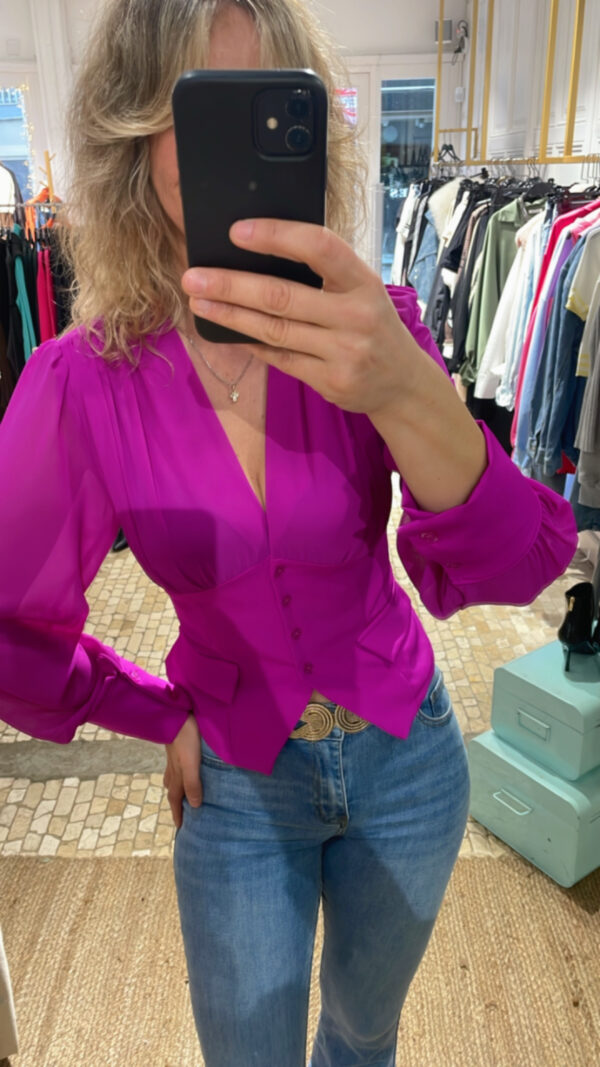 Blusa perfecta orquídea