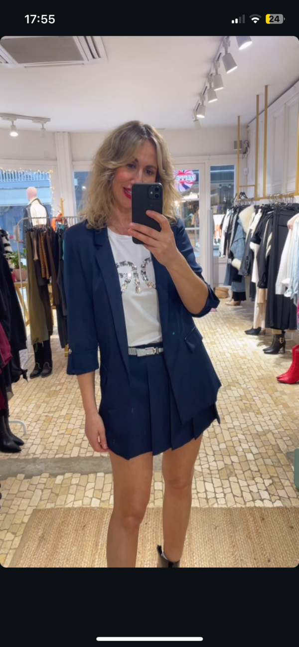 Blazer navy daisy